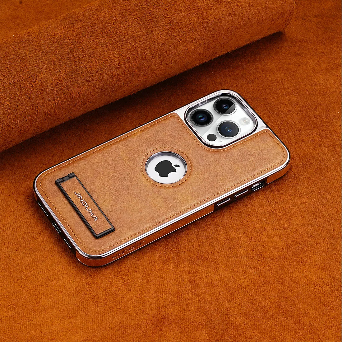 GENUINE LEATHER STRAP HOLDER DROP-PROOF IPHONE 13 SERIES CASE