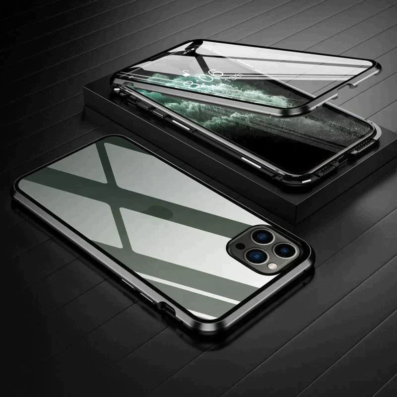 iPhone 14 Series (Front+Back) Magnetic Glass Case