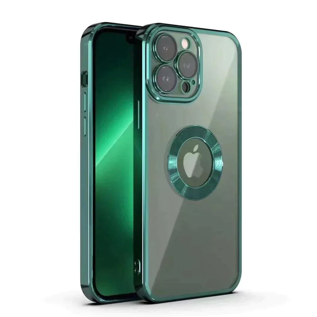 iPhone 11 Clear Plating Logo Cut Soft Case