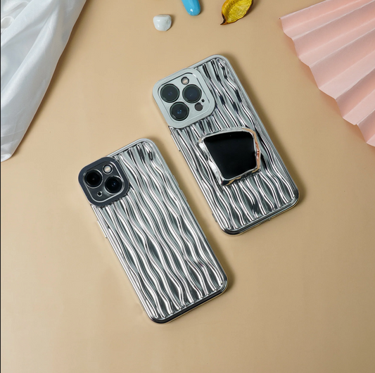 3D Textured Case with Curve Edge Pop Socket