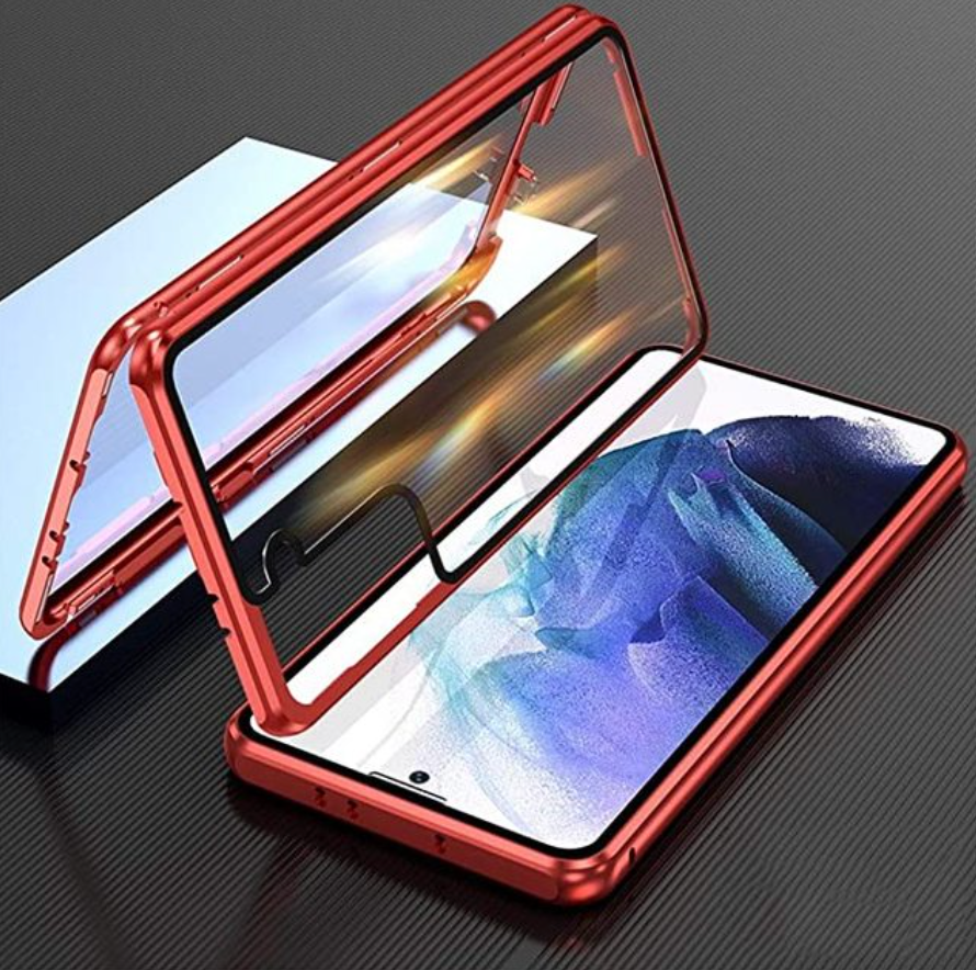 Galaxy S22 Ultra Double Magnetic Glass Case